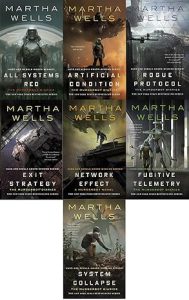 All Murderbot Diaries book covers